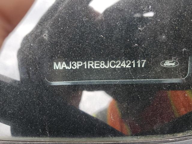 MAJ3P1RE8JC242117 - 2018 FORD ECOSPORT S رمادي صورة 13