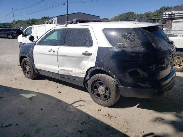 1FM5K8AR6HGD26699 - 2017 FORD EXPLORER POLICE INTERCEPTOR İki rəngli foto 2