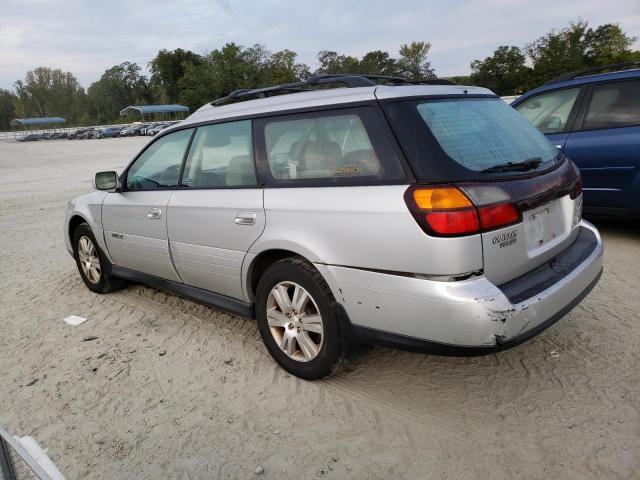 4S3BH815947626640 - 2004 SUBARU LEGACY OUTBACK H6 3.0 SPECIAL SILVER photo 2