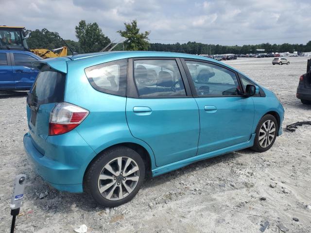 JHMGE8H58CC018911 - 2012 HONDA FIT SPORT TURQUOISE photo 3