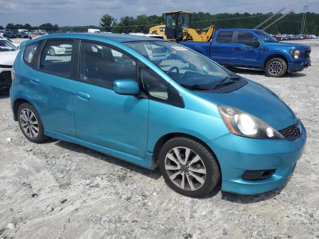 JHMGE8H58CC018911 - 2012 HONDA FIT SPORT TURQUOISE photo 4