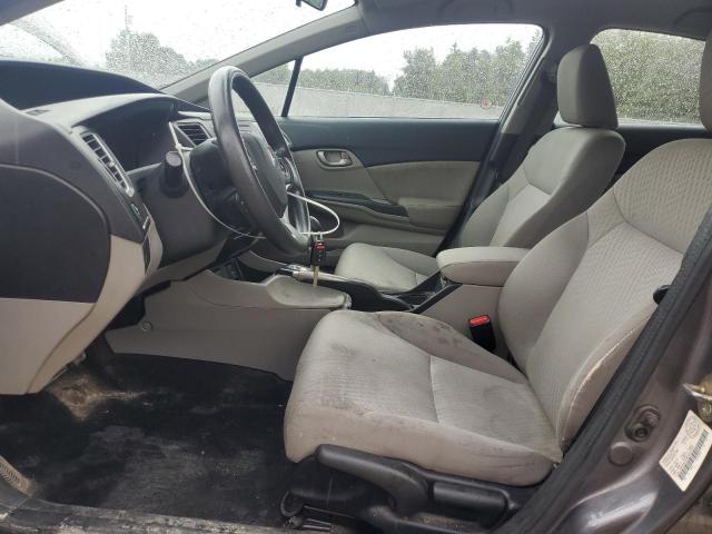 2HGFB2F48FH007245 - 2015 HONDA CIVIC LX رمادي صورة 7