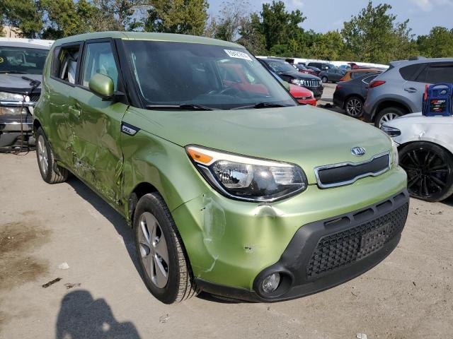 KNDJN2A27F7750951 - 2015 KIA SOUL GREEN photo 4