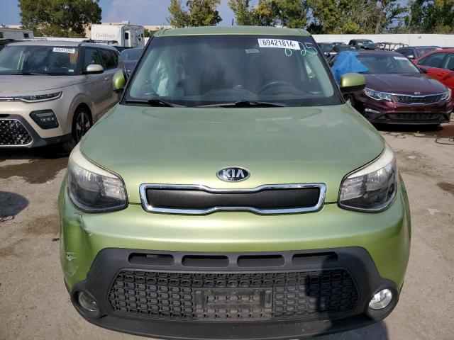 KNDJN2A27F7750951 - 2015 KIA SOUL GREEN photo 5