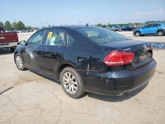 1VWAP7A30DC087885 - 2013 VOLKSWAGEN PASSAT S BLACK photo 2