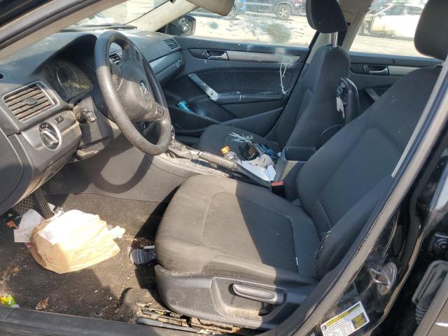 1VWAP7A30DC087885 - 2013 VOLKSWAGEN PASSAT S BLACK photo 7