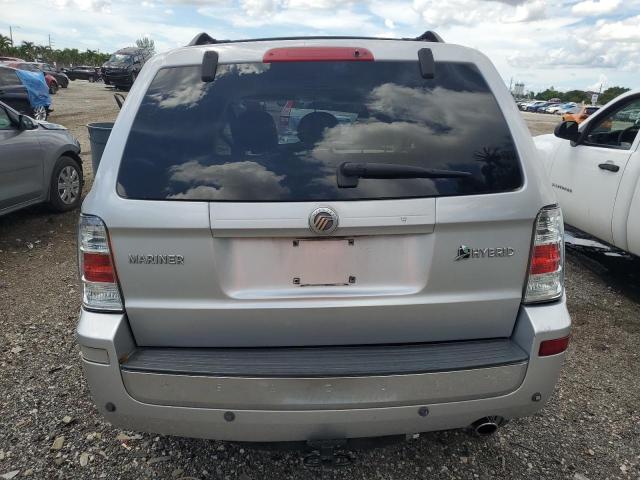 4M2CU29H78KJ23438 - 2008 MERCURY MARINER HEV SILVER photo 6