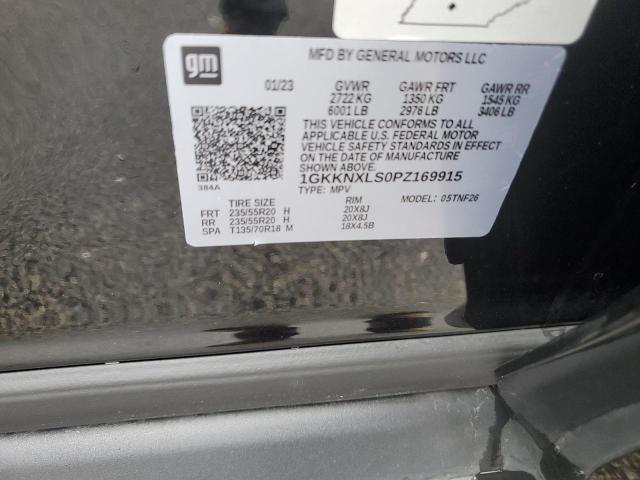 1GKKNXLS0PZ169915 - 2023 GMC ACADIA DENALI BLACK photo 14