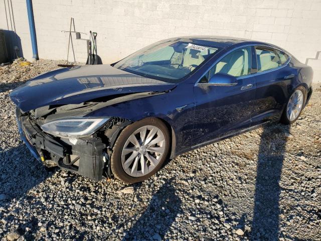 5YJSA1E29JF257747 - 2018 TESLA MODEL S BLUE photo 1