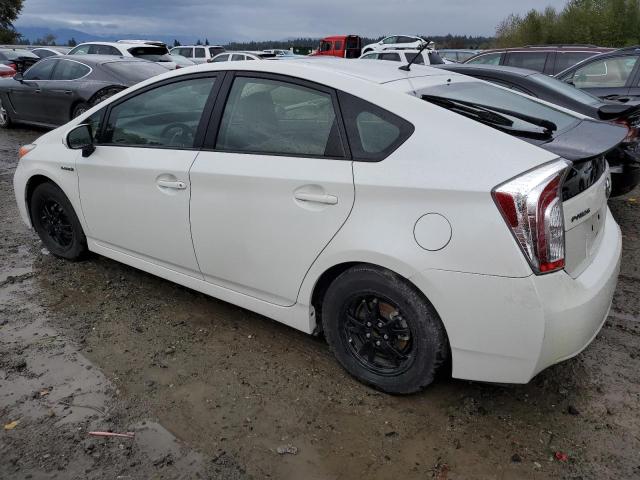 JTDKN3DU5F0456111 - 2015 TOYOTA PRIUS WHITE photo 2