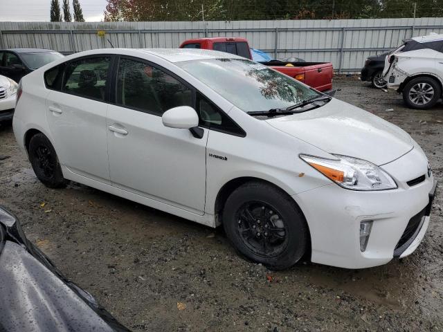 JTDKN3DU5F0456111 - 2015 TOYOTA PRIUS WHITE photo 4