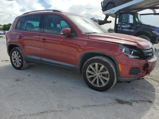 WVGAV7AX6FW113348 - 2015 VOLKSWAGEN TIGUAN S MAROON photo 4