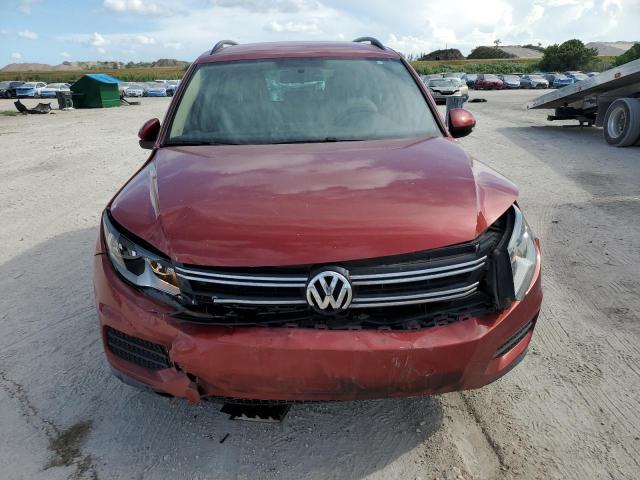 WVGAV7AX6FW113348 - 2015 VOLKSWAGEN TIGUAN S MAROON photo 5
