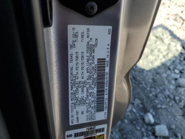 5TFTX4CN9FX057417 - 2015 TOYOTA TACOMA ACCESS CAB SILVER photo 12