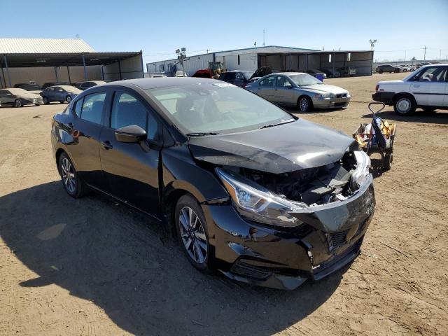 3N1CN8EV0ML925911 - 2021 NISSAN VERSA SV BLACK photo 4