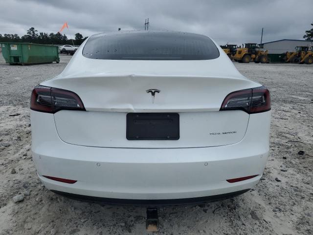 5YJ3E1EB0KF513462 - 2019 TESLA MODEL 3 Beyaz fotoğraf 6