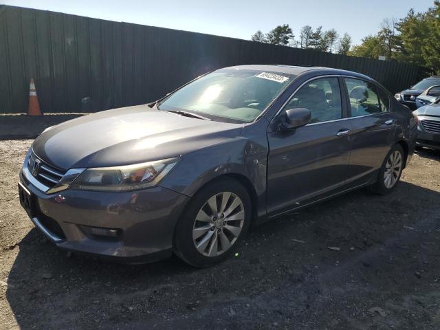 1HGCR2F80EA216588 - 2014 HONDA ACCORD EXL GRAY photo 1