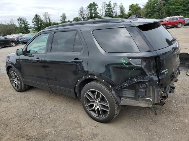 1FM5K8GT6GGC68689 - 2016 FORD EXPLORER SPORT Սև լուսանկար 2