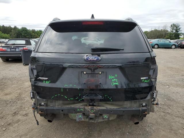 1FM5K8GT6GGC68689 - 2016 FORD EXPLORER SPORT Սև լուսանկար 6