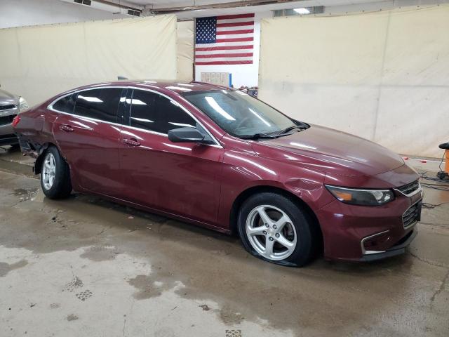 1G1ZB5ST5GF189315 - 2016 CHEVROLET MALIBU LS BURGUNDY photo 4
