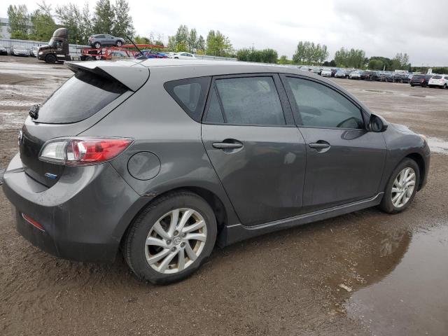 JM1BL1L77C1670528 - 2012 MAZDA 3 I GRAY photo 3