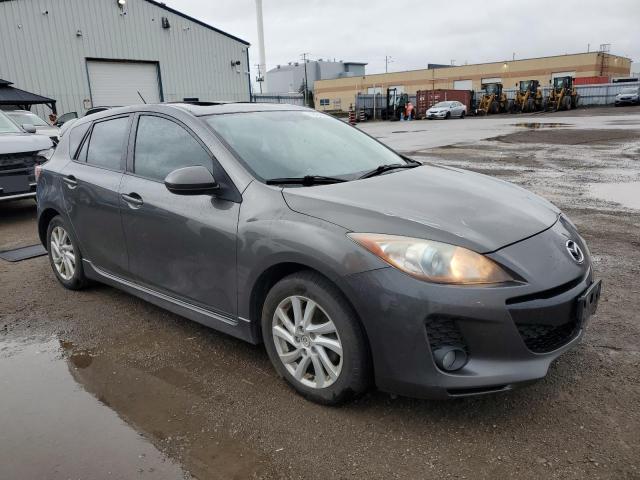 JM1BL1L77C1670528 - 2012 MAZDA 3 I GRAY photo 4