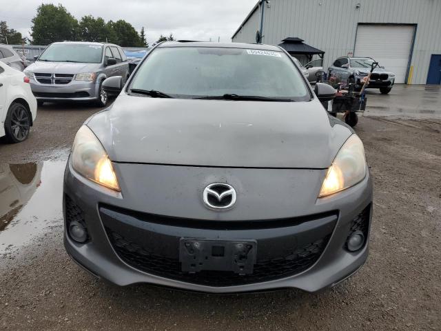 JM1BL1L77C1670528 - 2012 MAZDA 3 I GRAY photo 5