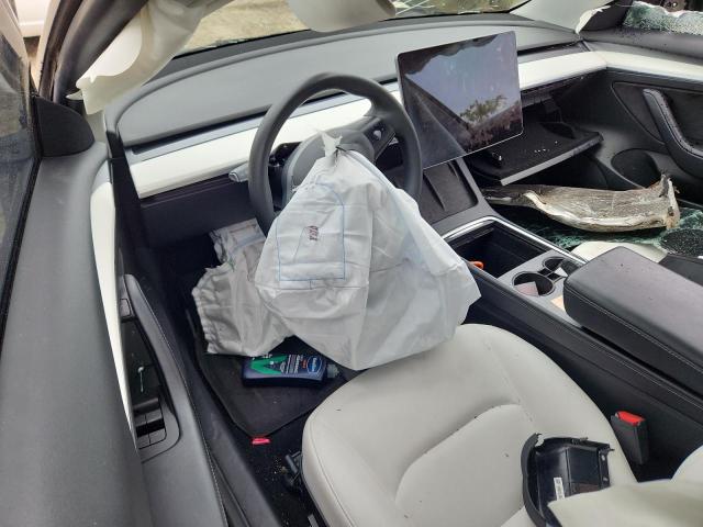 5YJ3E1EC8NF117812 - 2022 TESLA MODEL 3 Noir photo 8