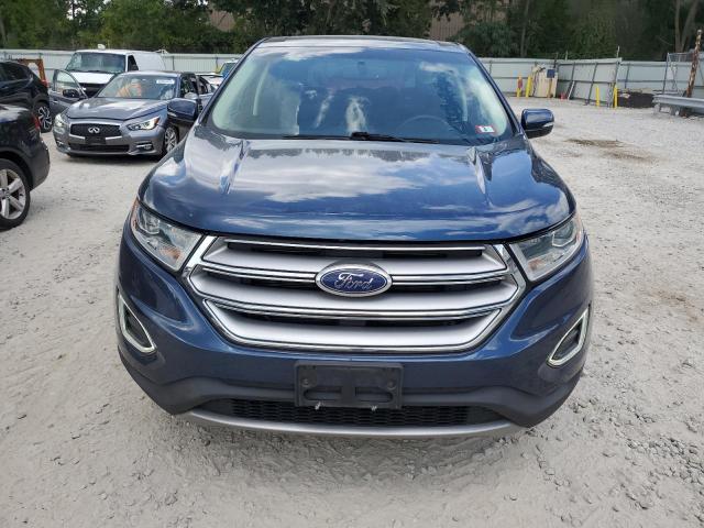 2FMPK4K97HBB05250 - 2017 FORD EDGE TITANIUM BLUE photo 5