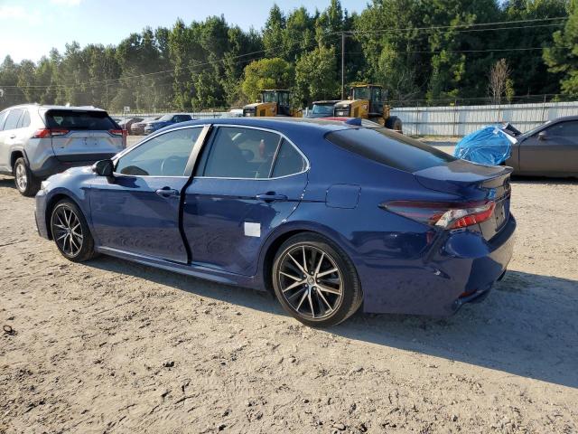 4T1T11AK8RU201596 - 2024 TOYOTA CAMRY SE NIGHT SHADE BLUE photo 2