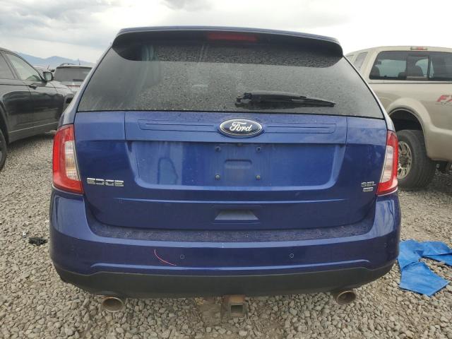 2FMDK4JC0DBA48643 - 2013 FORD EDGE SEL BLUE photo 6
