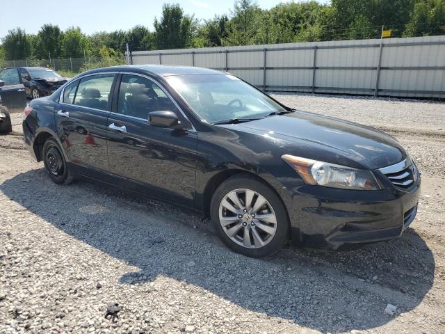 1HGCP3F89CA007682 - 2012 HONDA ACCORD EXL BLACK photo 4