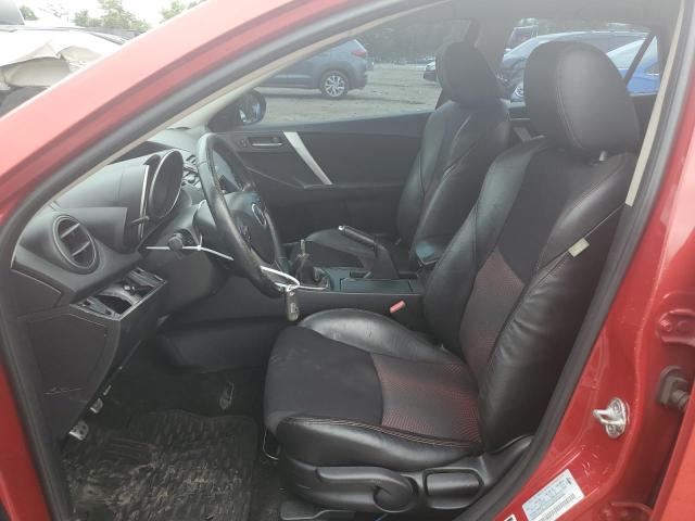 JM1BL1L40D1822544 - 2013 MAZDA SPEED 3 RED photo 7