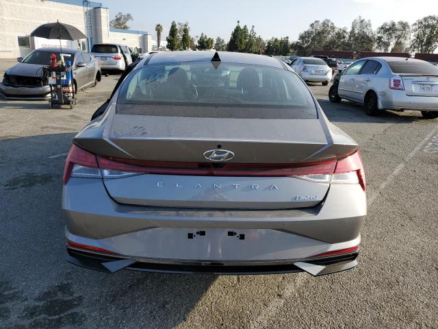 KMHLP4AG8NU288339 - 2022 HYUNDAI ELANTRA LIMITED GRAY photo 6