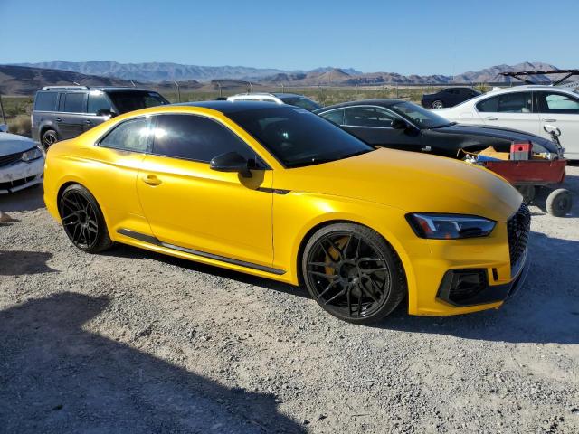 WUAPWAF57KA903820 - 2019 AUDI RS5 YELLOW photo 4