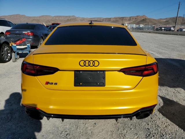 WUAPWAF57KA903820 - 2019 AUDI RS5 YELLOW photo 6