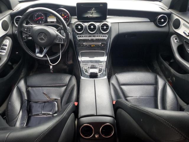 55SWF4KBXHU228078 - 2017 MERCEDES-BENZ C 300 4MATIC WHITE photo 8