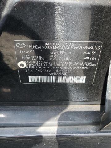 5NPE34AF5JH630527 - 2018 HYUNDAI SONATA SPORT أسود صورة 12