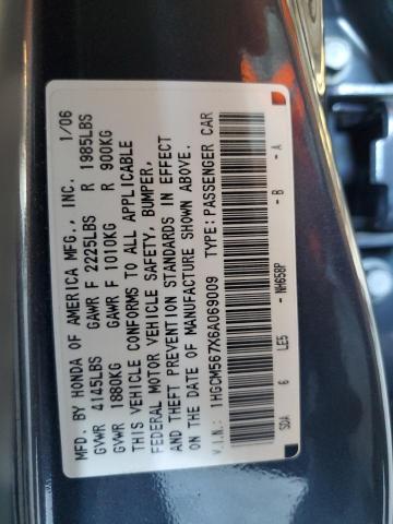 1HGCM567X6A069009 - 2006 HONDA ACCORD EX CHARCOAL photo 13
