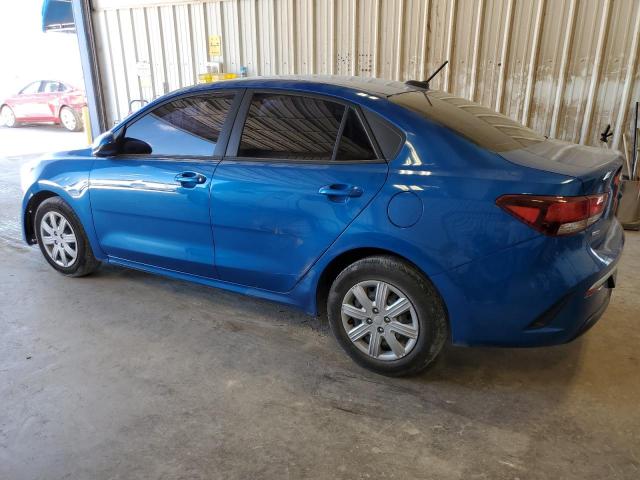 3KPA24AD4ME370646 - 2021 KIA RIO LX BLUE photo 2