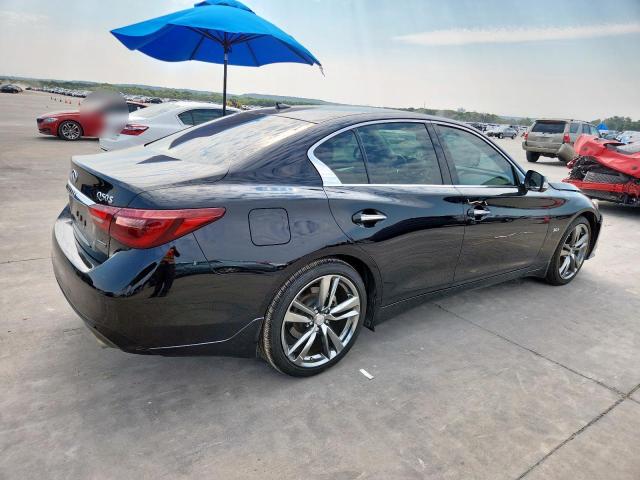 JN1EV7AP7KM541038 - 2019 INFINITI Q50 LUXE 黑色 照片 3