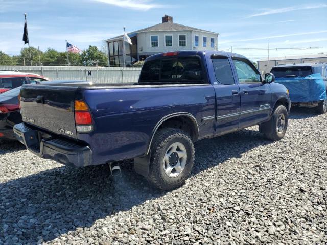 5TBBT44162S279618 - 2002 TOYOTA TUNDRA ACCESS CAB Синій фото 3