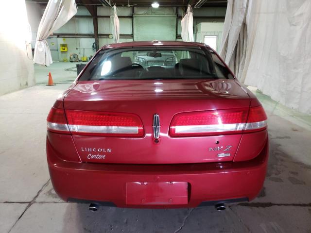 3LNHL2JC6BR760950 - 2011 LINCOLN MKZ RED photo 6