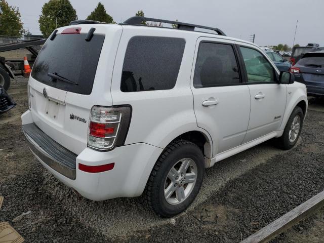 4M2CU39H98KJ07487 - 2008 MERCURY MARINER HEV WHITE photo 3