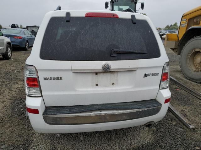 4M2CU39H98KJ07487 - 2008 MERCURY MARINER HEV WHITE photo 6