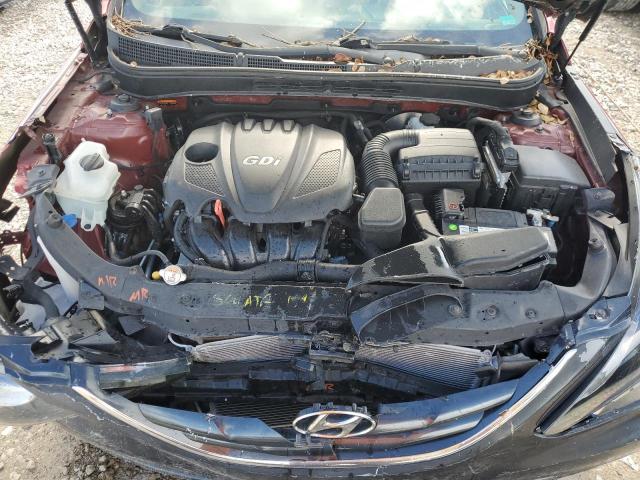 5NPEB4AC3EH834905 - 2014 HYUNDAI SONATA GLS RED photo 11