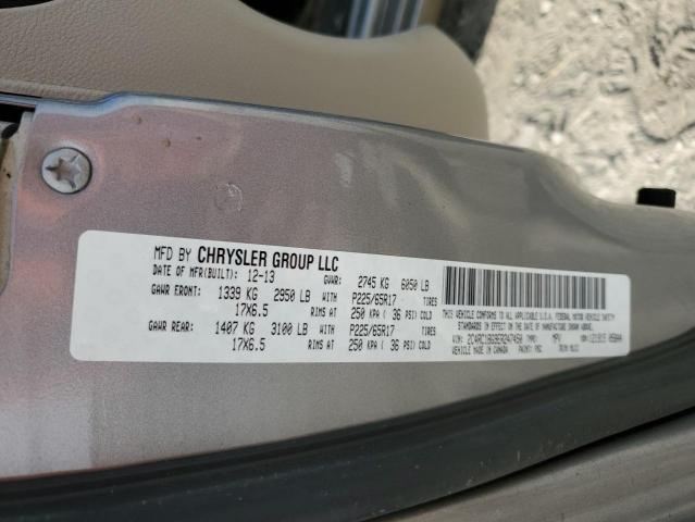 2C4RC1BG9ER247450 - 2014 CHRYSLER TOWN & COU TOURING 银色 照片 13