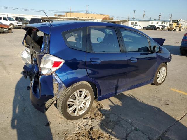 JHMGE8H41AS005508 - 2010 HONDA FIT SPORT BLUE photo 3