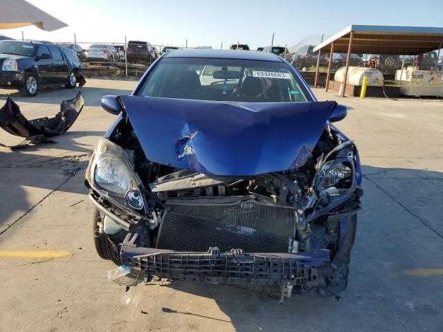 JHMGE8H41AS005508 - 2010 HONDA FIT SPORT BLUE photo 5