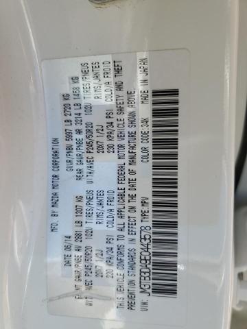 JM3TB3DA9E0443578 - 2014 MAZDA CX-9 GRAND TOURING WHITE photo 13